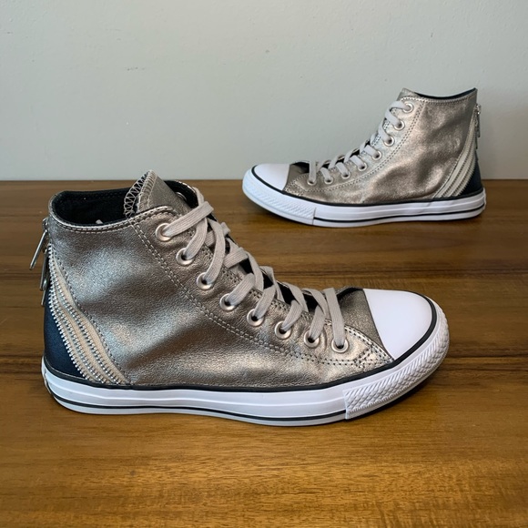 Converse Shoes - Converse Chuck Taylor Metallic Tri-Zip Sneaker W9